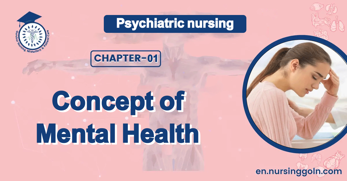 Concept of Mental Health | CHAPTER 1 | Psychiatric nursing