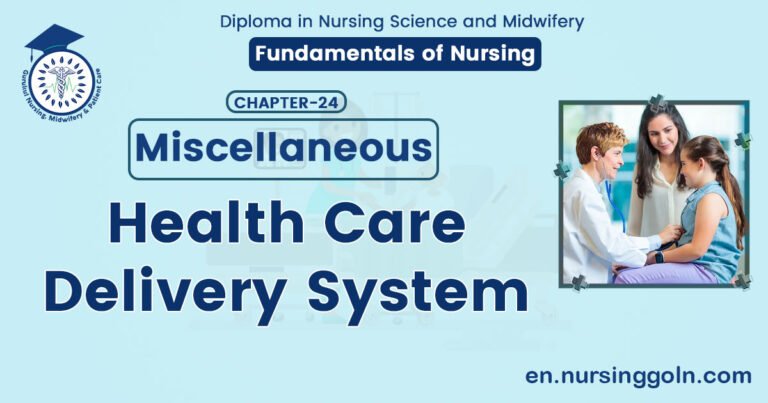 Health care delivery system | CHAPTER 24 | Fundamentals of Nursing