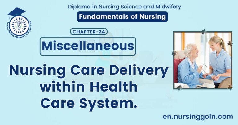 Nursing Care Delivery within Health Care System | CHAPTER 24 | Fundamentals of Nursing