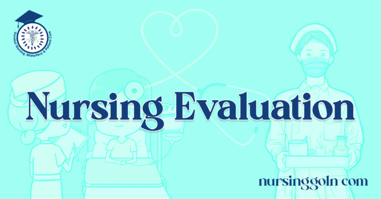 Nursing Evaluation