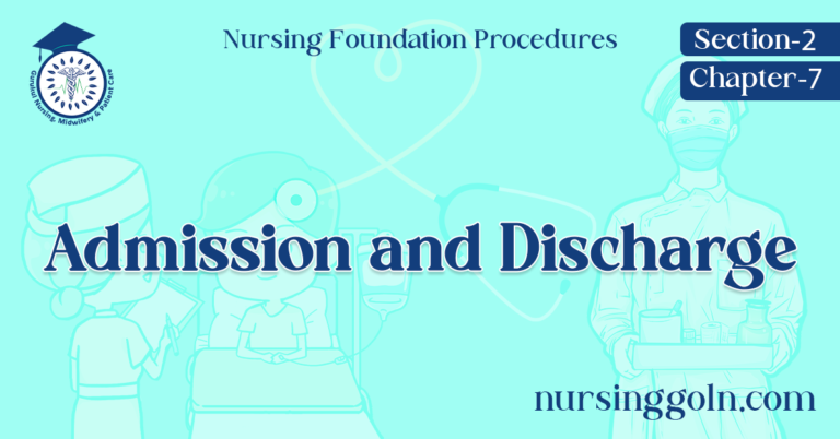 Admission and Discharge