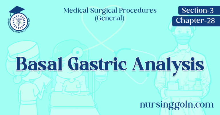 Basal Gastric Analysis