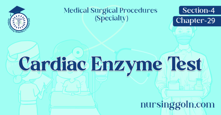 Cardiac Enzyme Test
