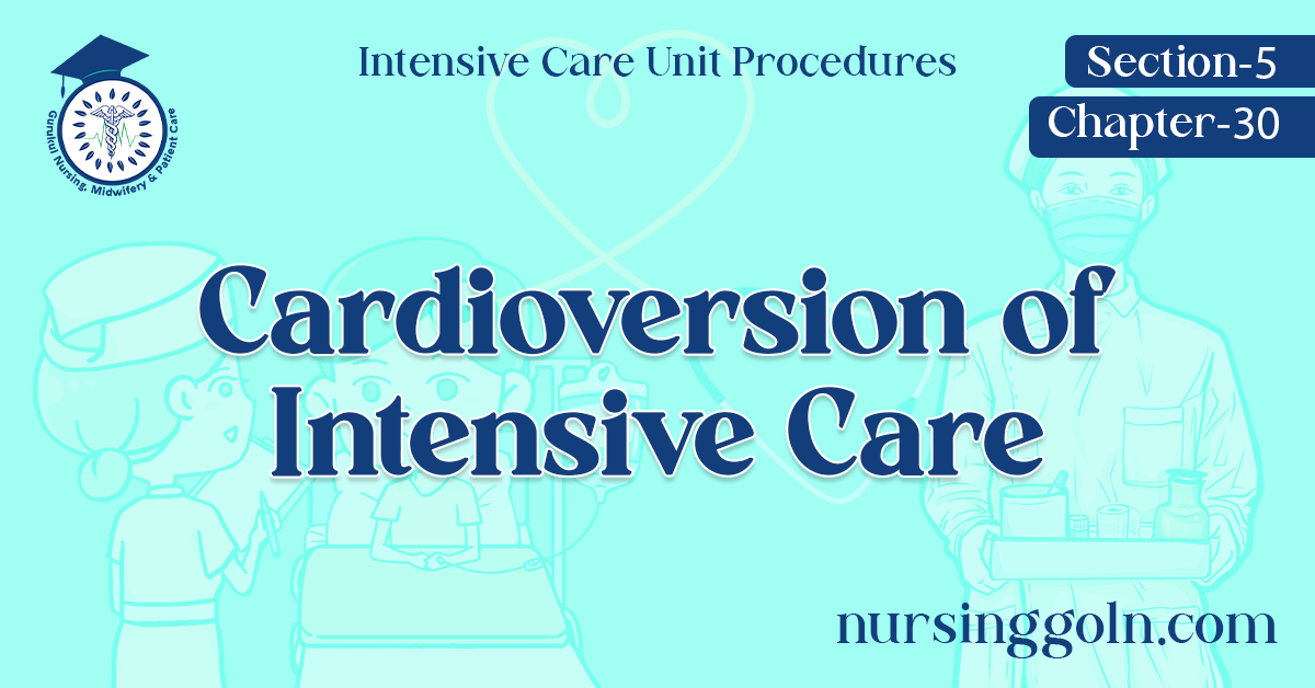 Cardioversion of Intensive Care