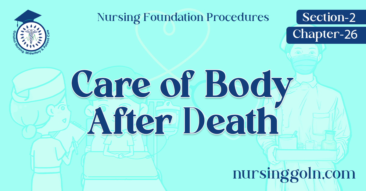 Care of Body After Death