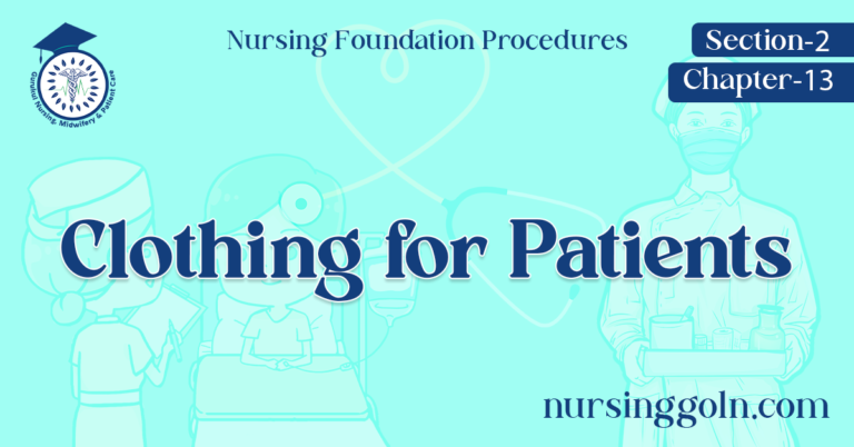 Clothing for Patients