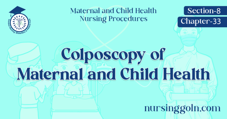 Colposcopy of Maternal and Child Health