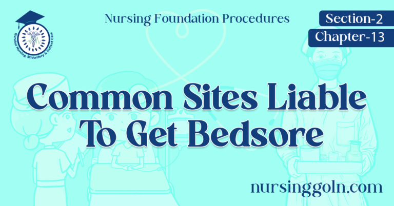 Common Sites Liable To Get Bedsore