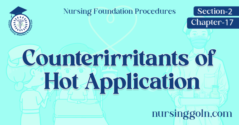 Counterirritants of Hot Application