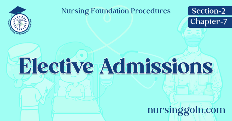 Elective Admissions 