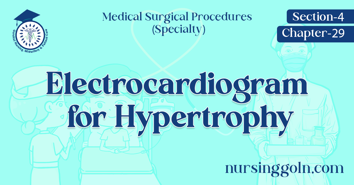 Electrocardiogram for Hypertrophy