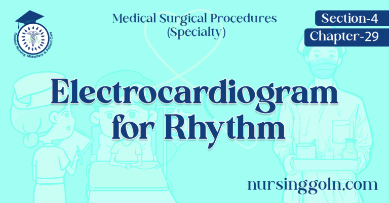 Electrocardiogram for Rhythm