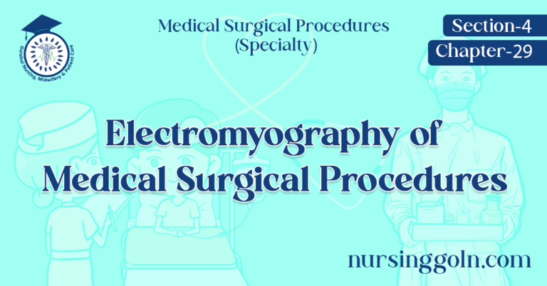 Electromyography of Medical Surgical Procedures