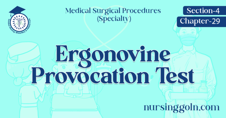 Ergonovine Provocation Test