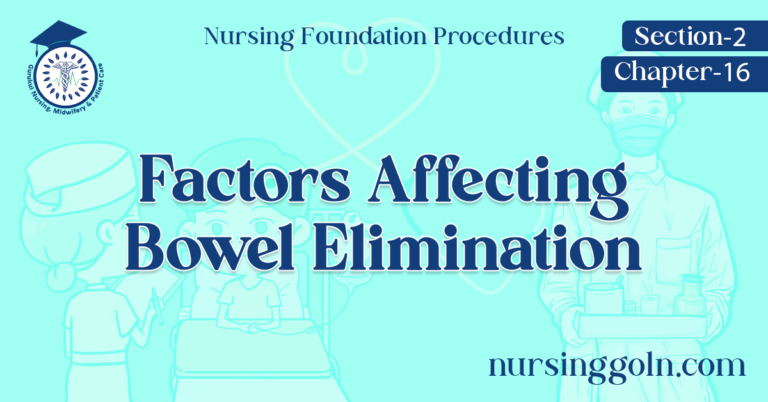 Factors Affecting Bowel Elimination