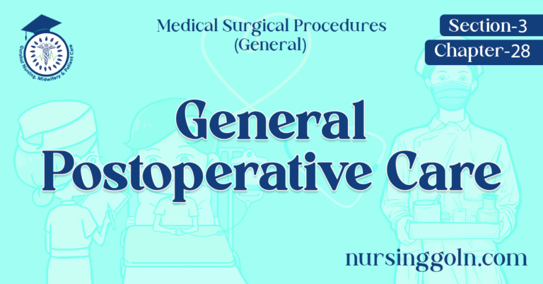 General Postoperative Care