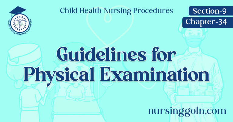 Guidelines for Physical Examination