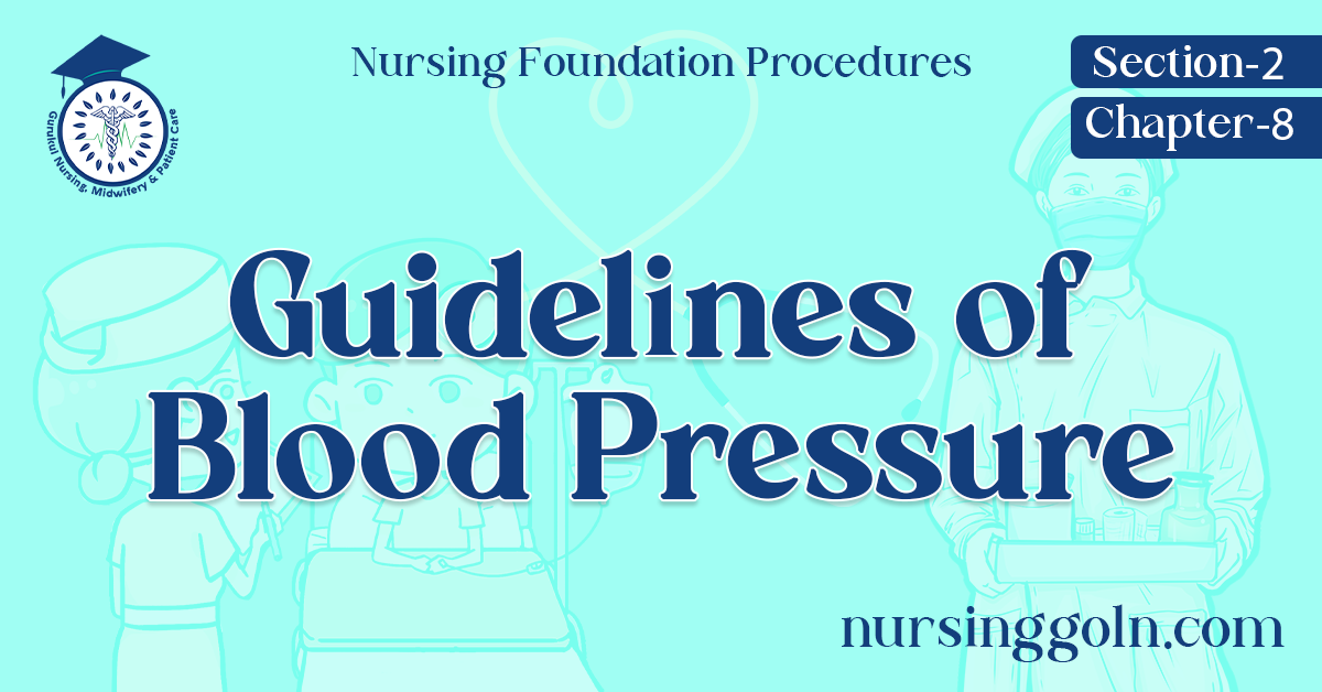 Guidelines of Blood Pressure