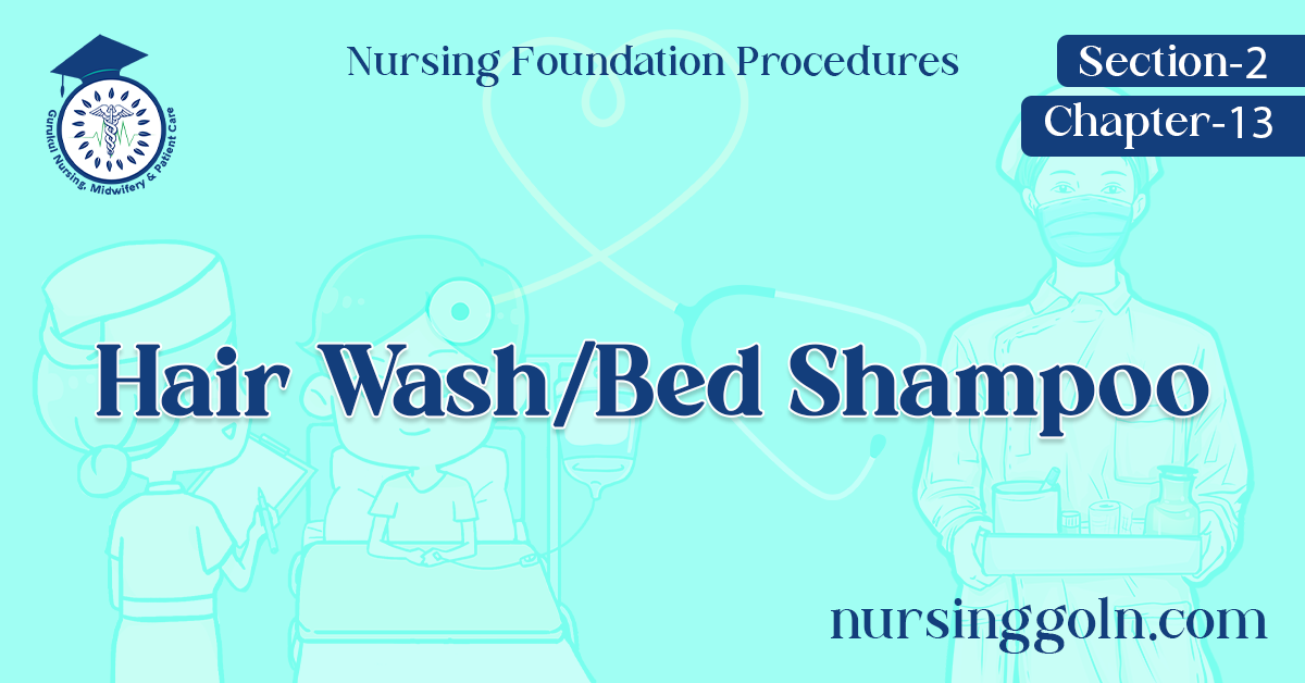 Hair Wash/Bed Shampoo