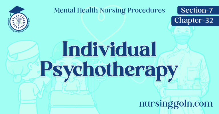 Individual Psychotherapy