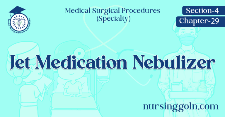 Jet Medication Nebulizer