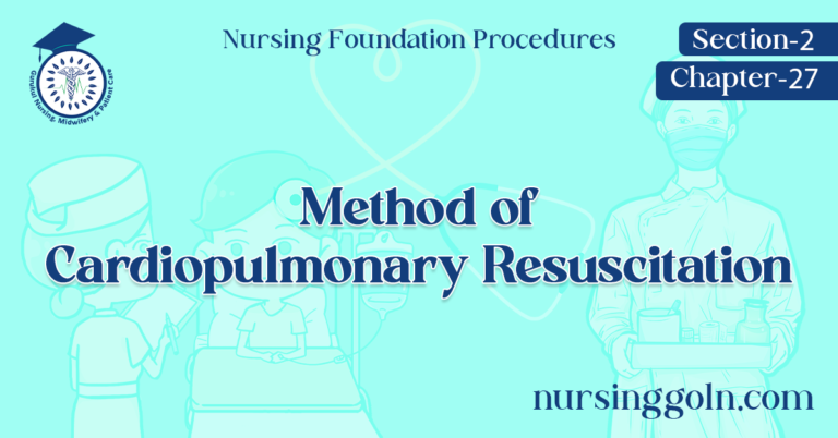 Method of Cardiopulmonary Resuscitation