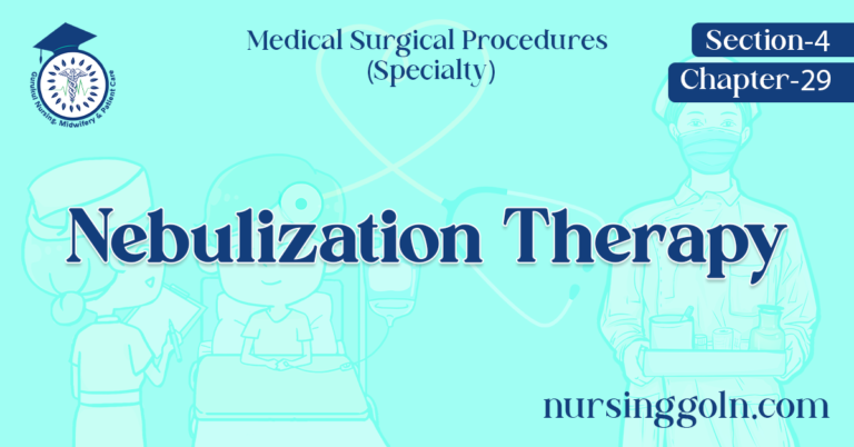 Nebulization Therapy