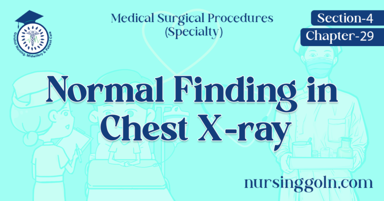 Normal Finding in Chest X-ray