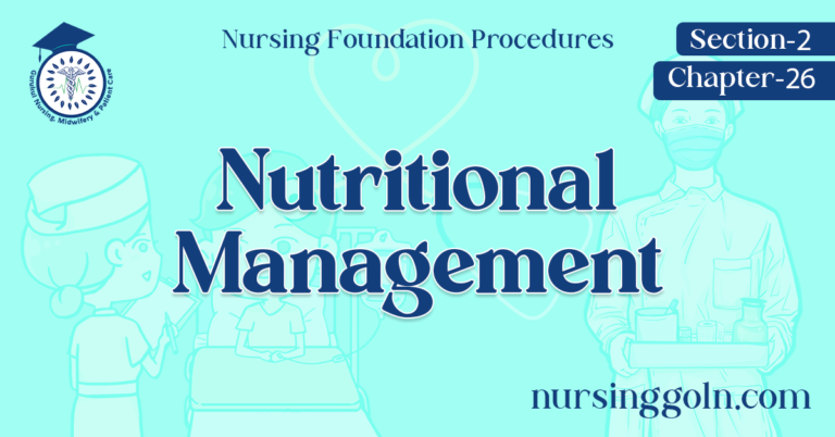 Nutritional Management