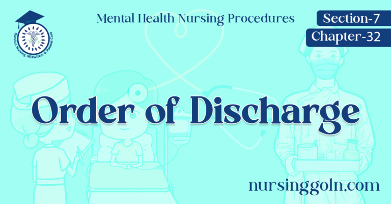 Order of Discharge