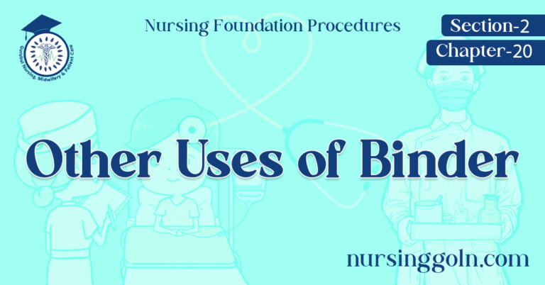 Other Uses of Binder