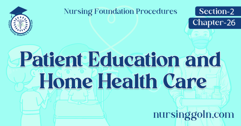 Patient Education and Home Health Care