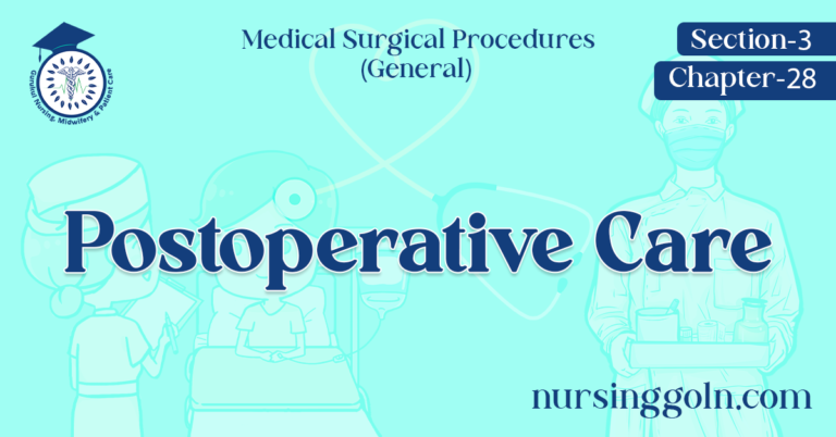 Postoperative Care