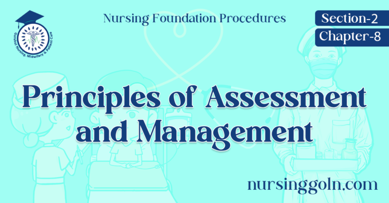 Principles of Assessment and Management