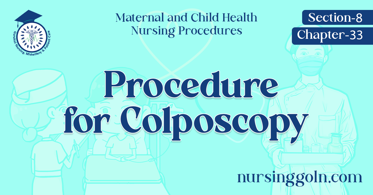 Procedure for Colposcopy