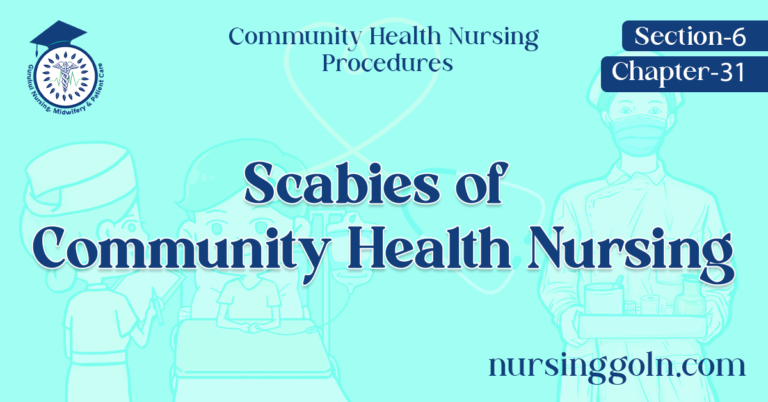 Scabies of Community Health Nursing