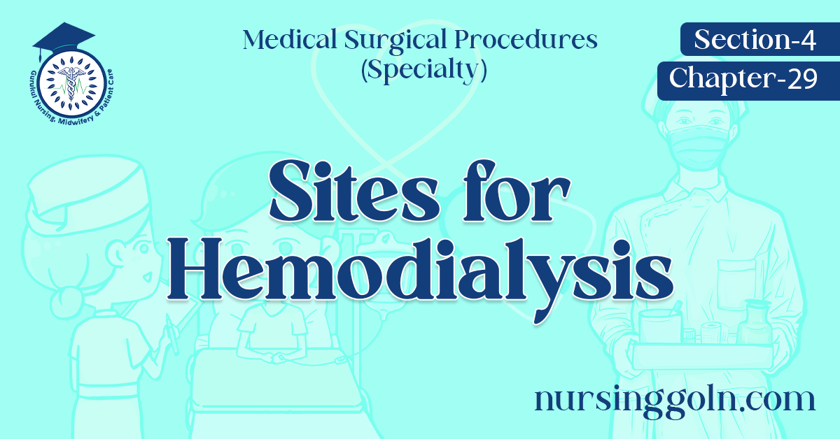 Sites for Hemodialysis