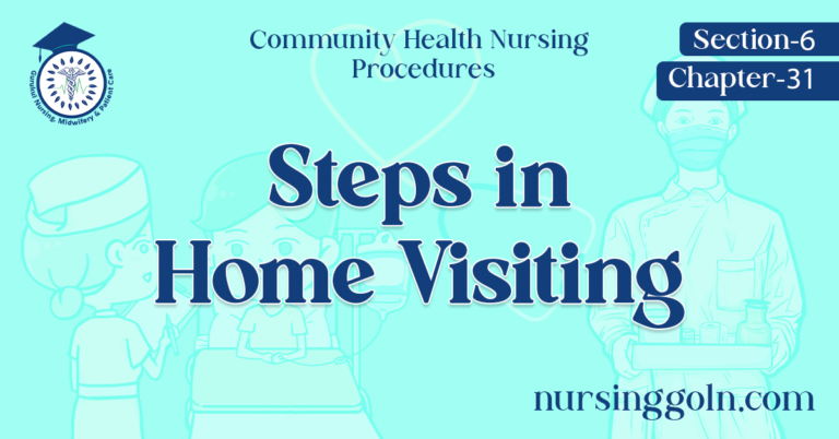 Steps in Home Visiting