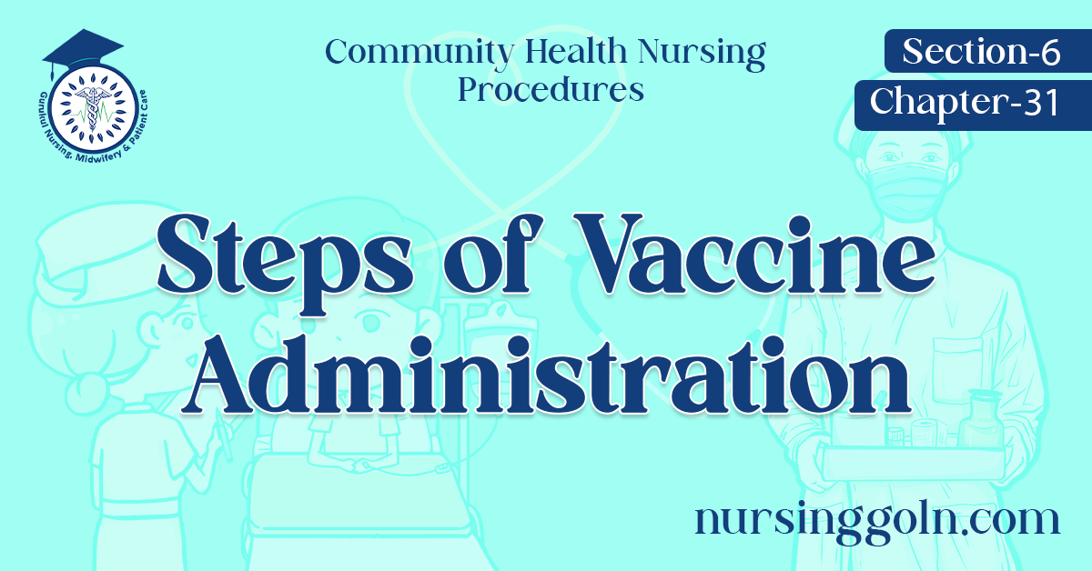 Steps of Vaccine Administration