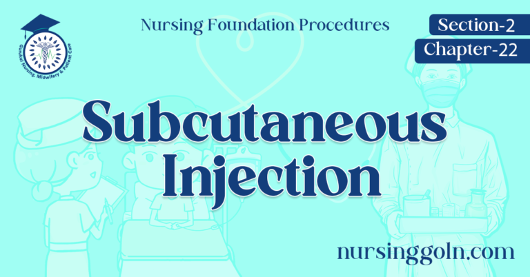 Subcutaneous Injection