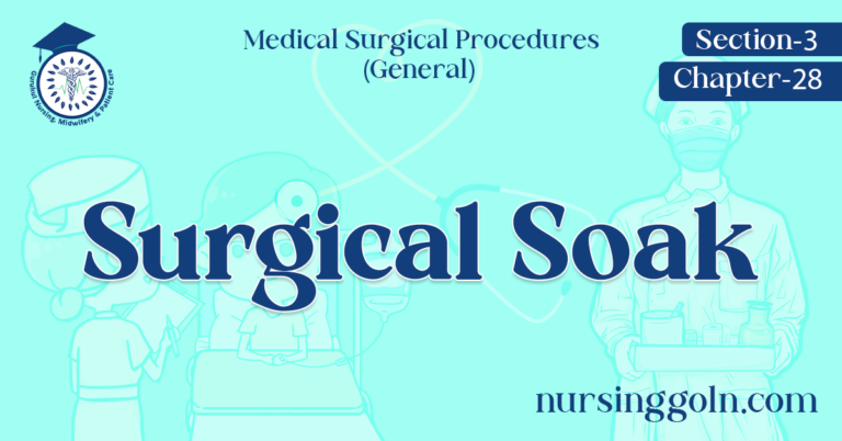 Surgical Soak