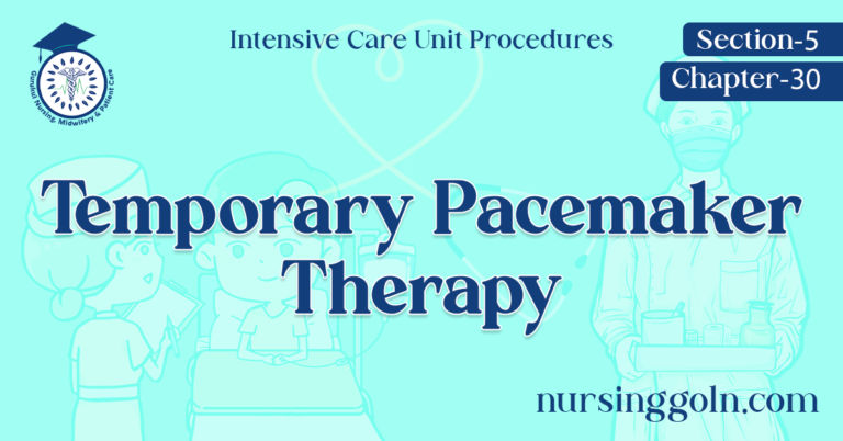 Temporary Pacemaker Therapy