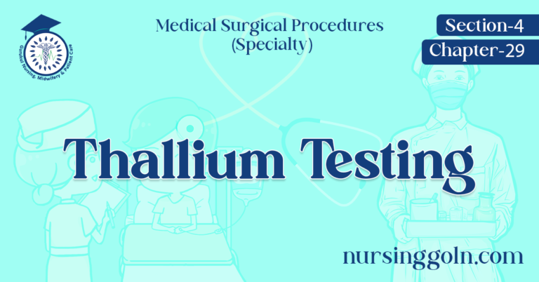 Thallium Testing