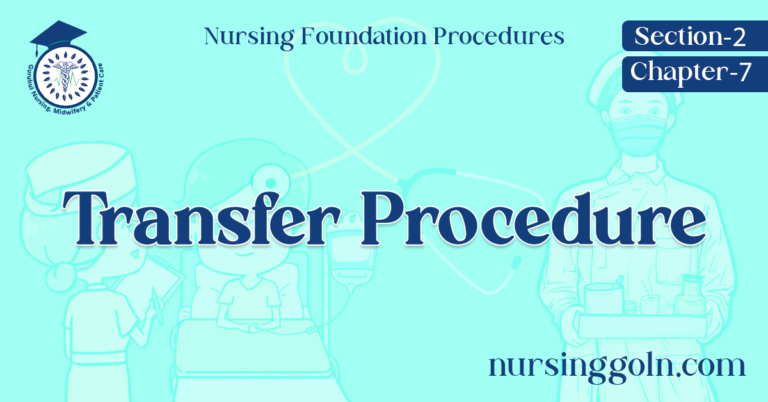 Transfer Procedure 