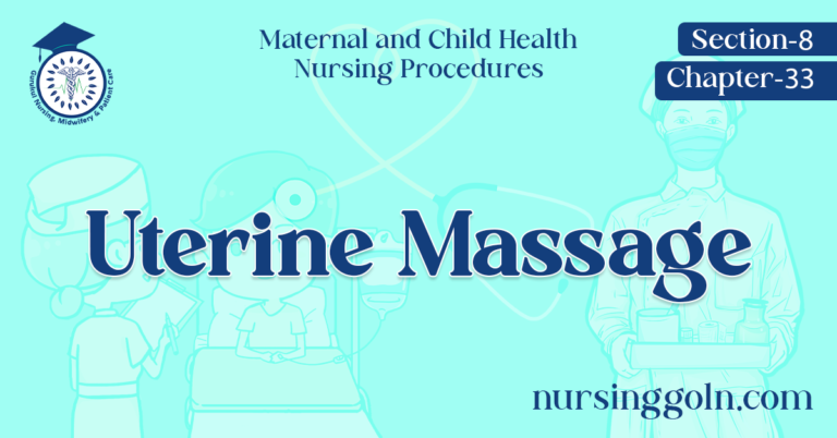 Uterine Massage