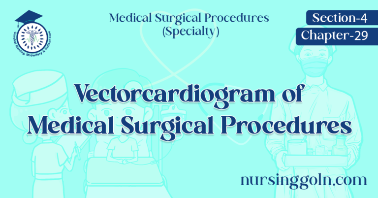 Vectorcardiogram of Medical Surgical Procedures
