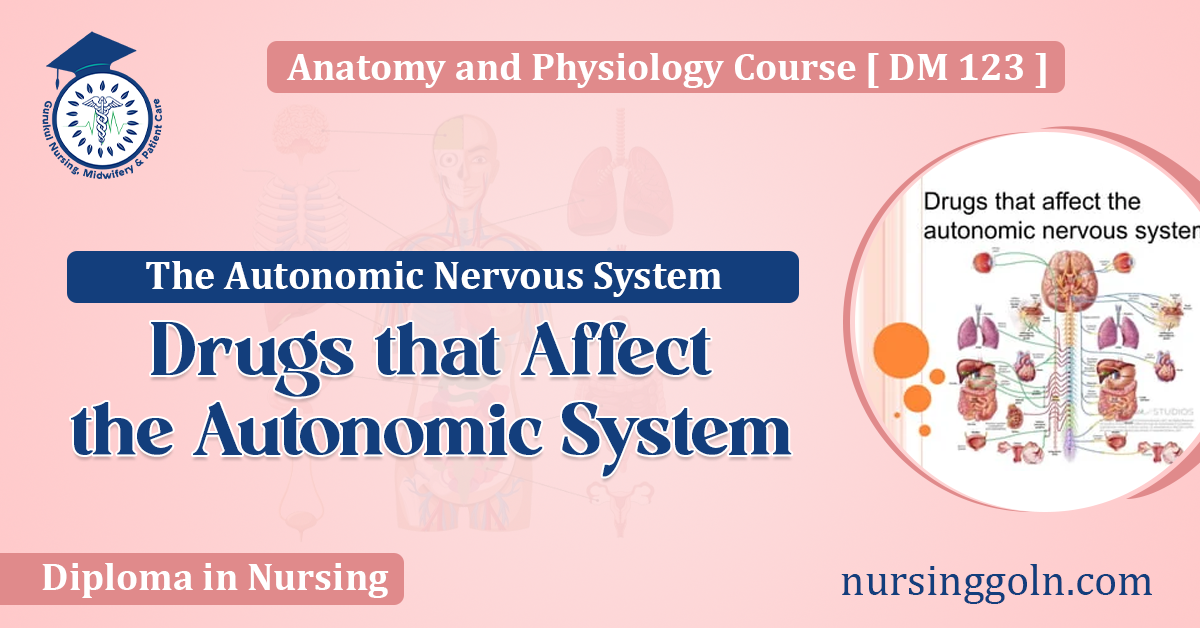 Drugs that Affect the Autonomic System