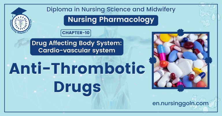 Anti-Thrombotic Drugs | CHAPTER-10 | Pharmacology
