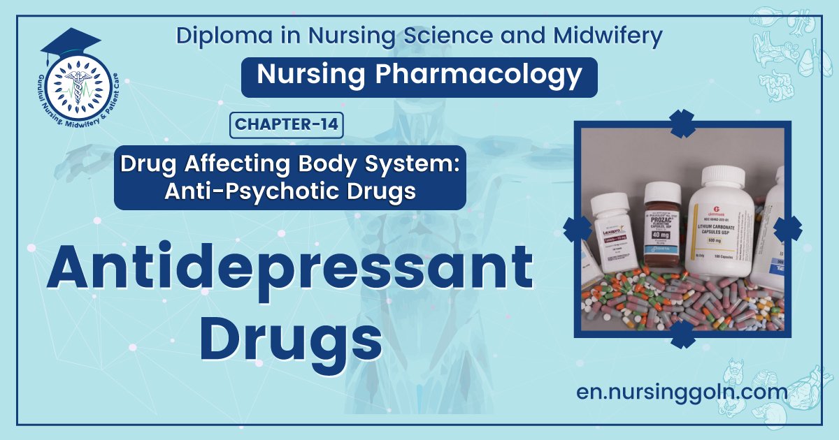 Concept About Antidepressant Drugs | CHAPTER-14 | Pharmacology