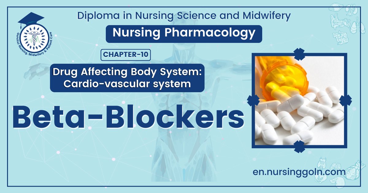 Beta blockers | CHAPTER-10 | Pharmacology